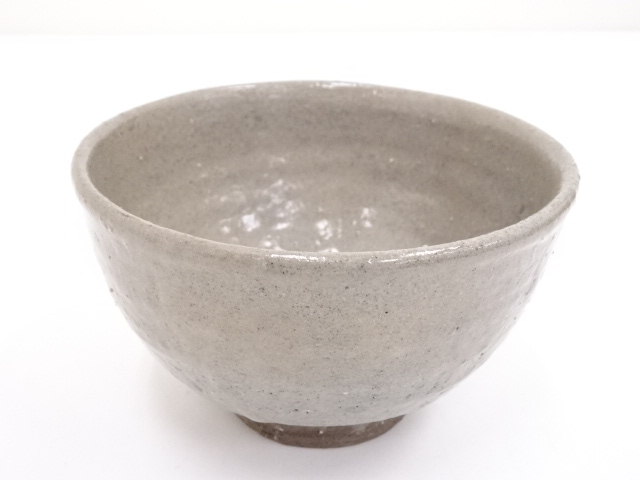 釉彩刷毛目茶碗